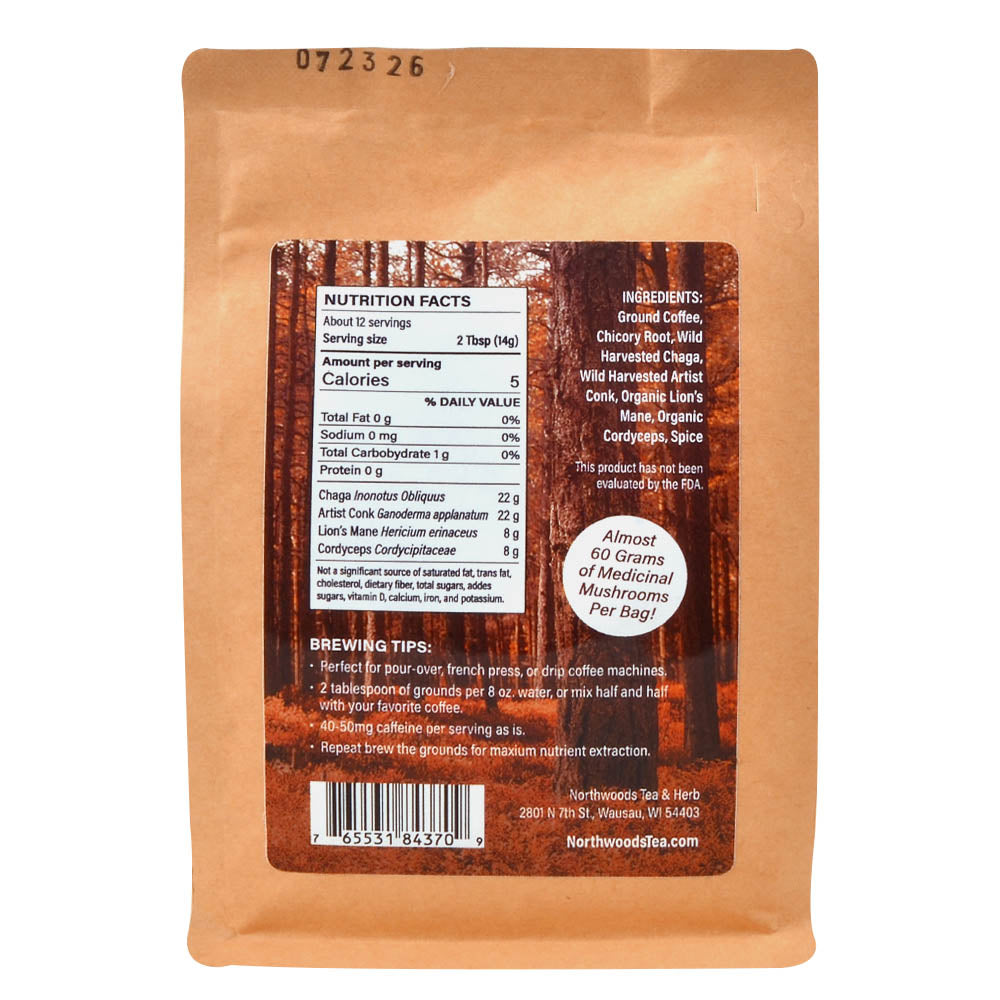 Northwoods Tea & Herb Ground Coffee