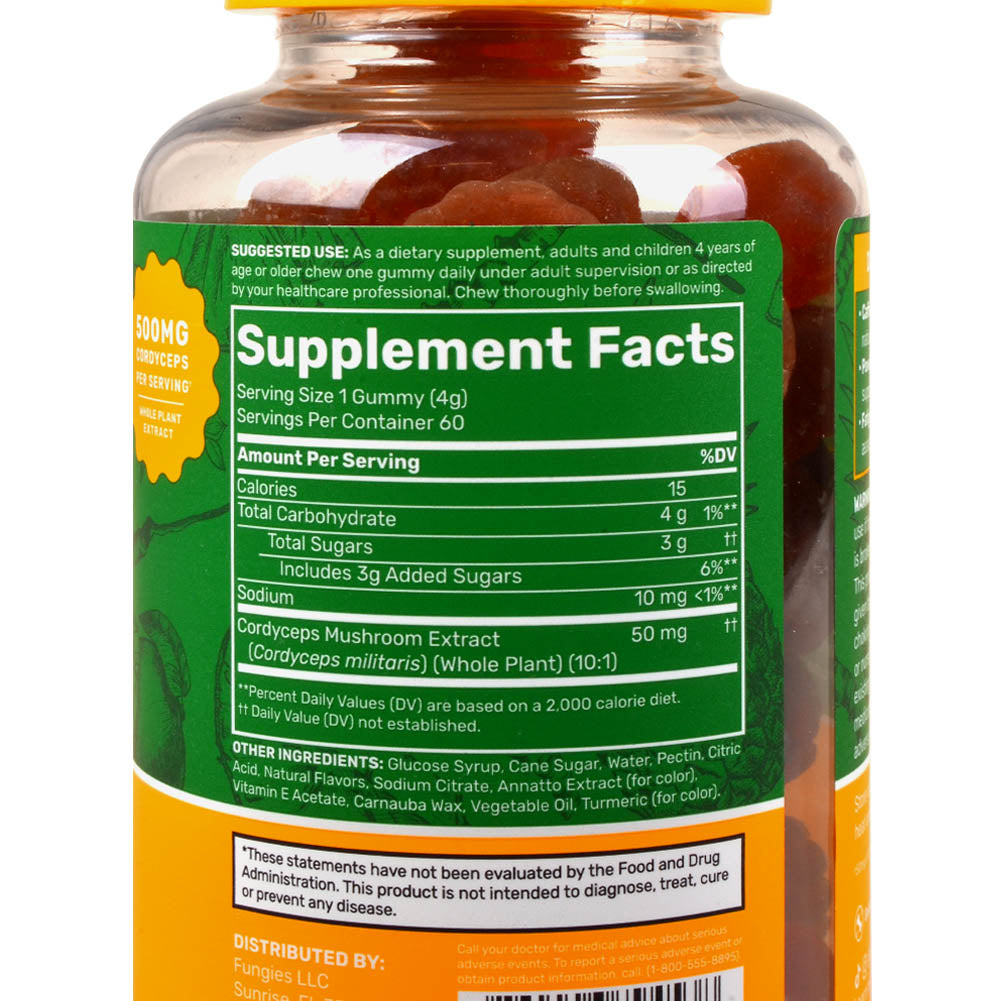 Fungies Mushroom Gummies 60 count