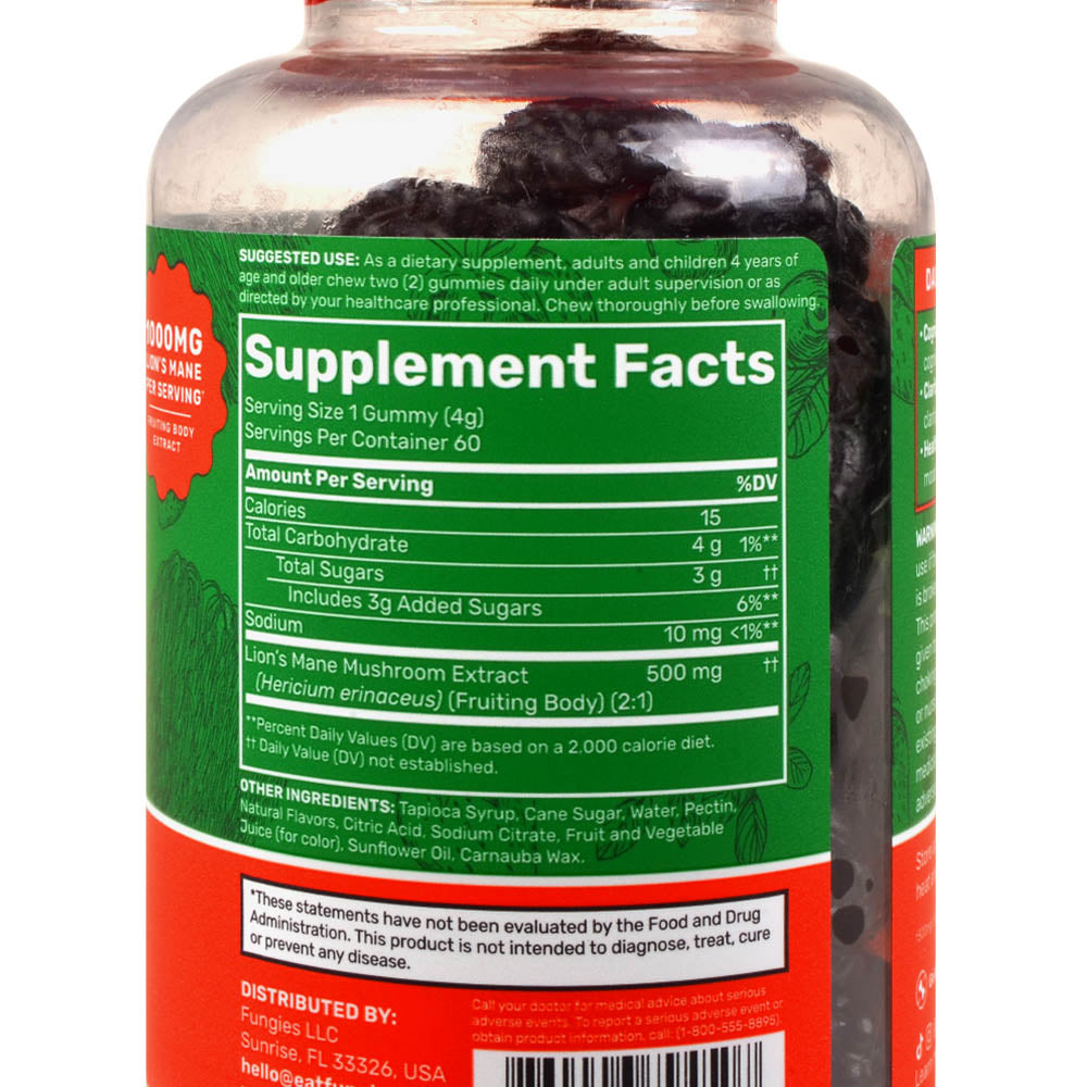 Fungies Mushroom Gummies 60 count